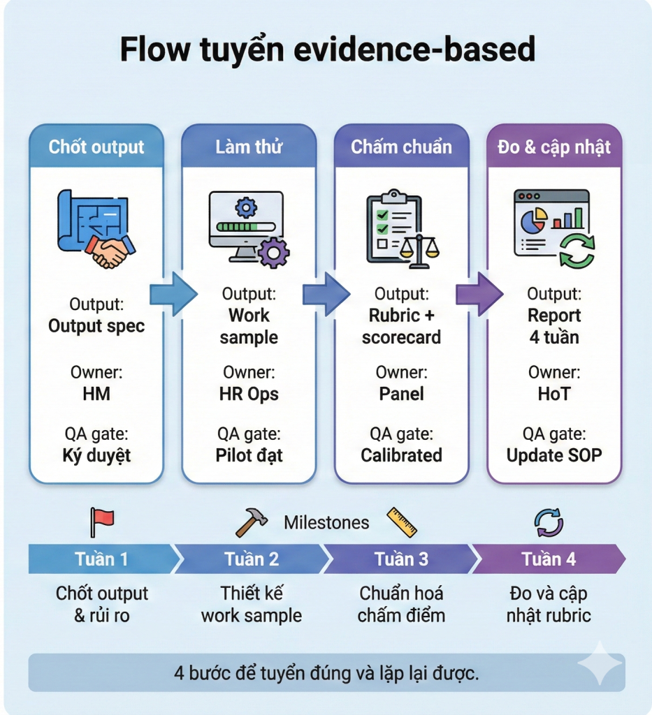 4 dấu hiệu tuyển đúng và cách pilot