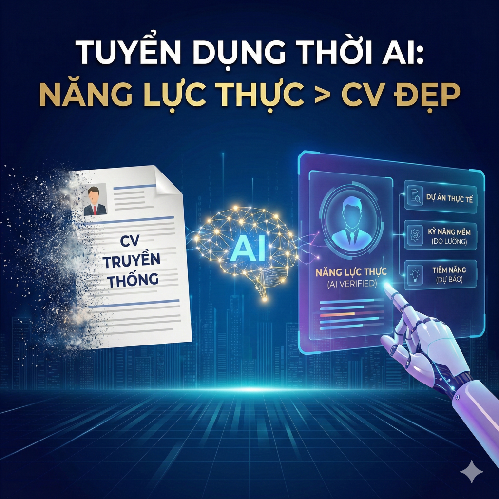 tuyển dụng thời AI: CV không còn là bằng chứng năng lực
