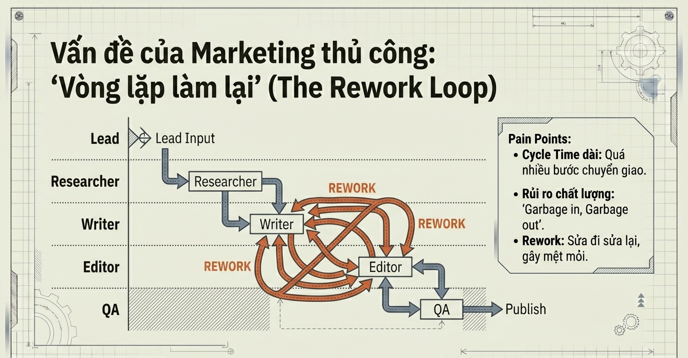Minh họa quy trình AI Marketing