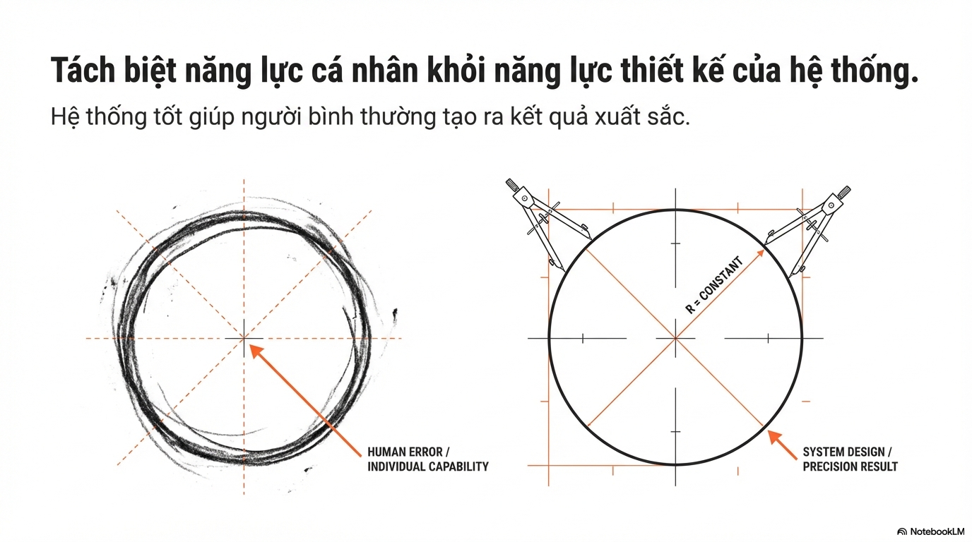 Bỏ săn người giỏi: thiết kế hệ để người mới đạt chuẩn và chuẩn hóa đầu ra