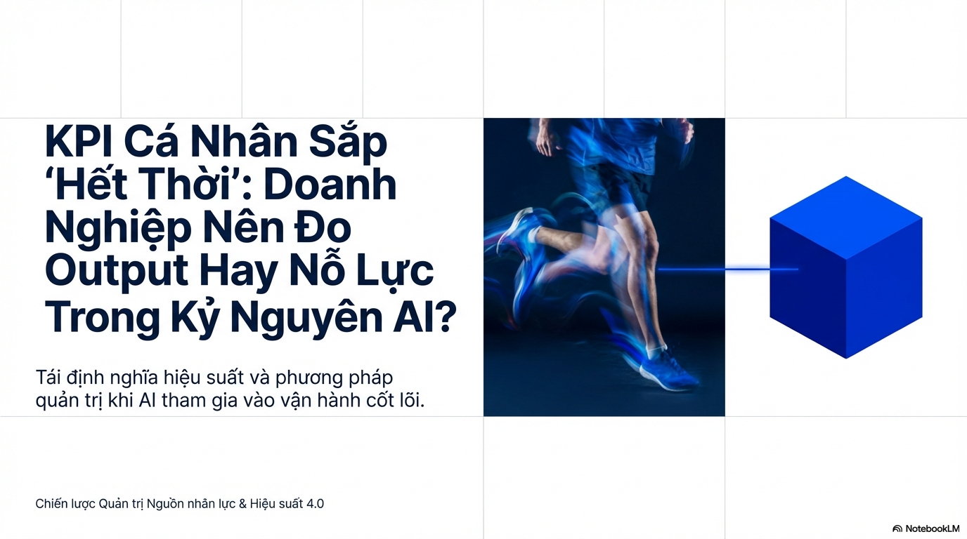 KPI cá nhân: đo OUTPUT hay đo nỗ lực trong kỷ nguyên AI