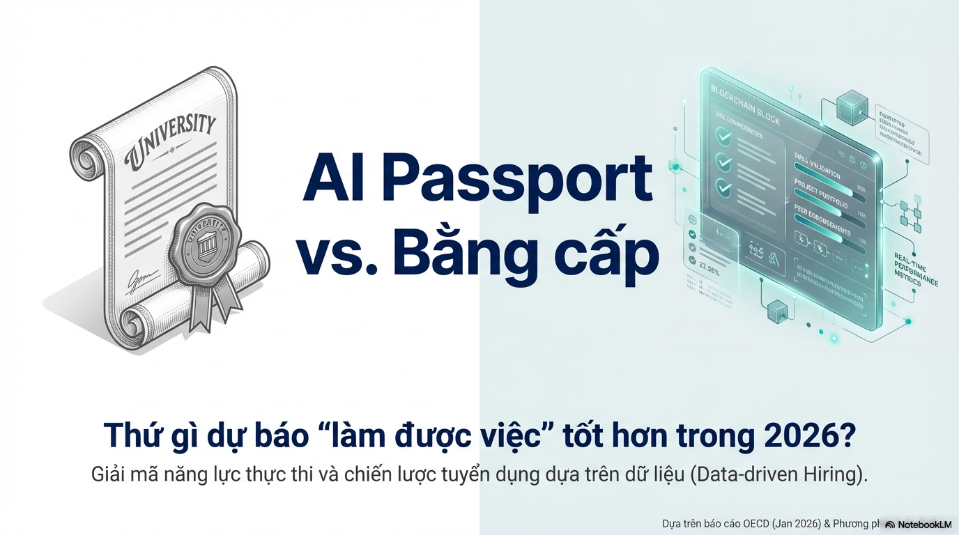 AI Passport vs Bằng cấp 2026: so sánh tín hiệu dự báo làm được việc