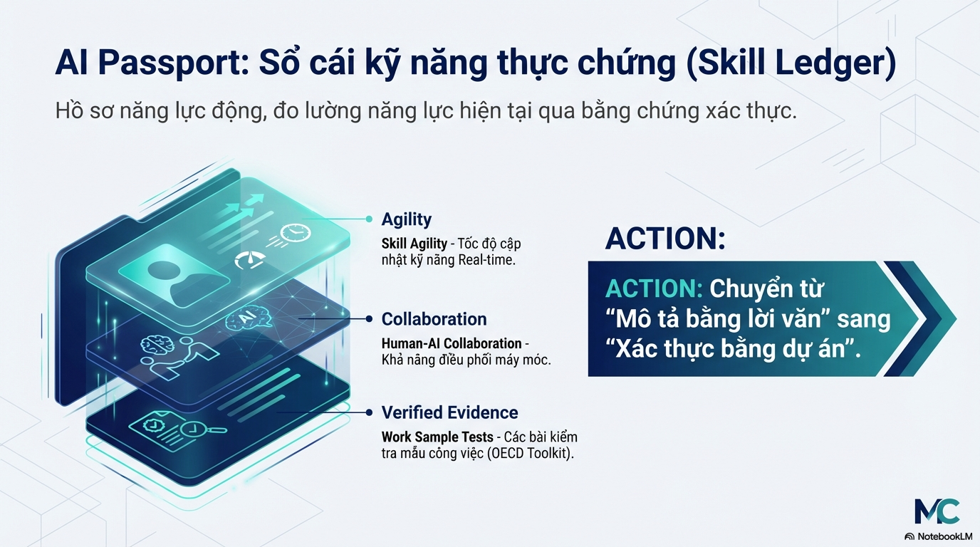 AI Passport 2026: rubric, work sample, QA gate và đối soát KPI
